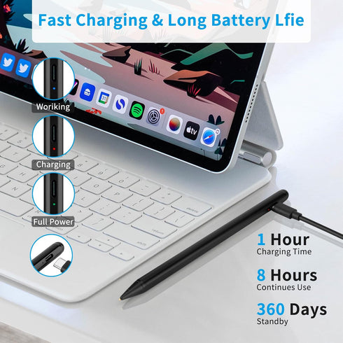 Active Pen for Kindle Fire HD,Eletronic Stylus Pen Compatible for Amazon Pen for Kindly Fire HD Pencil Good on Writing and Drawing,Black...